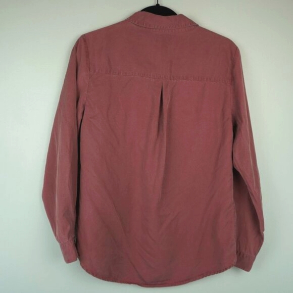 Garnet Hill Dusty Rose Long Sleeve Pullover Shirt Size 6 - Picture 4 of 6